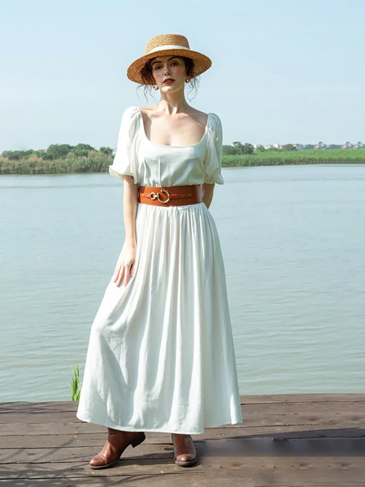 Tại sao chiếc váy midi của Ruffle Cotton Blend lại phải có cho tủ quần áo của bạn?